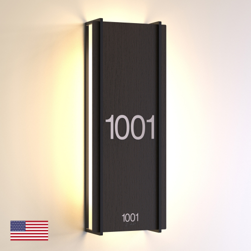 CS7324 | Illuminated Room Number<br><strong> Minimum - 25 Pieces</strong>