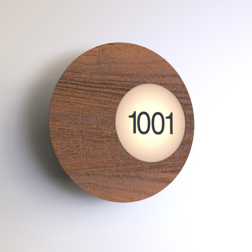 CS7325 | Illuminated Room Number<br><strong> Minimum - 25 Pieces</strong>