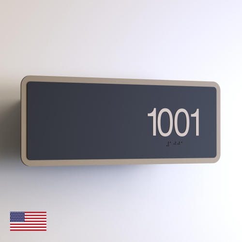 CS7326 | Non Illuminated Room Number<br><strong> Minimum - 25 Pieces</strong>