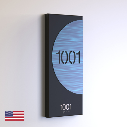 CS7336 | Non Illuminated Room Number<br><strong> Minimum - 25 Pieces</strong>