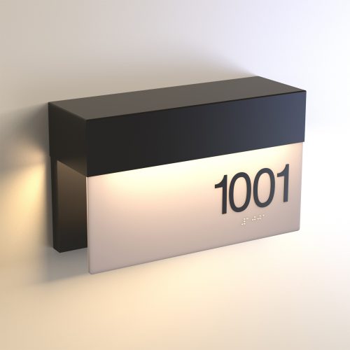 CS7327 | Illuminated Room Number<br><strong> Minimum - 25 Pieces</strong>