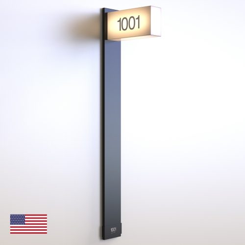 CS7493 | Illuminated Room Number<br><strong> Minimum - 25 Pieces</strong>