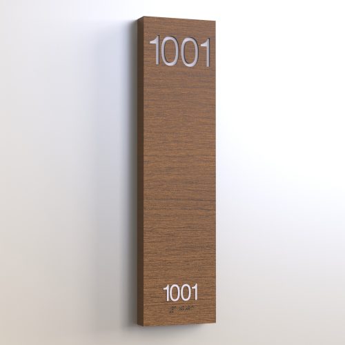 CS6363-NL | Non Illuminated Room Number<br><strong> Minimum - 25 Pieces</strong>