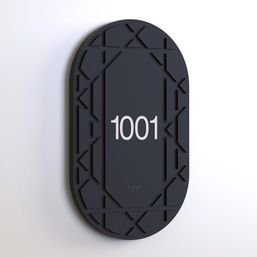 CS6641-2-NL | Non Illuminated Room Number<br><strong> Minimum - 25 Pieces</strong>