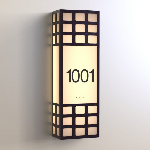CS6644 | Illuminated Room Number<br><strong> Minimum - 25 Pieces</strong>