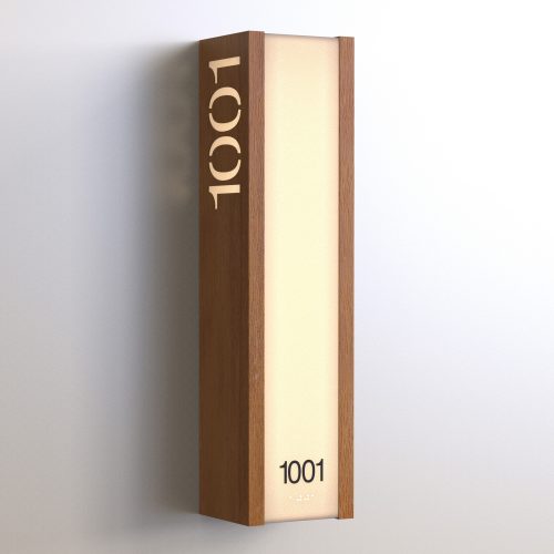 CS6862 | Illuminated Room Number<br><strong> Minimum - 25 Pieces</strong>