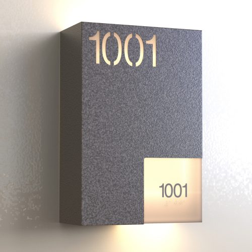 CS6965 | Illuminated Room Number<br><strong> Minimum - 25 Pieces</strong>