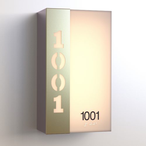 CS6968 | Illuminated Room Number<br><strong> Minimum - 25 Pieces</strong>