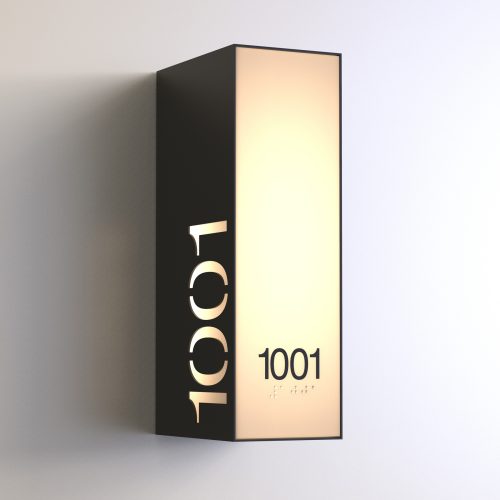 CS7234 | Illuminated Room Number<br><strong> Minimum - 25 Pieces</strong>
