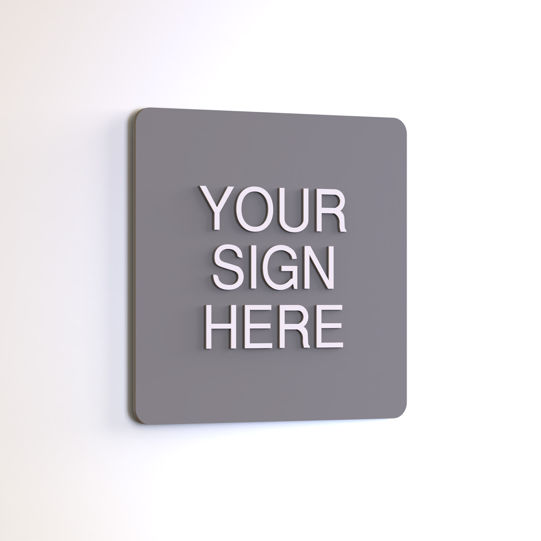 WS7688 | Quadra Standard Wayfinding Sign <strong>Minimum – 25 Pieces</strong>