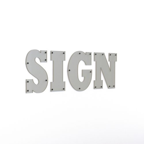 WS7758 | Large Acrylic Signs <br><strong>Minimum – 1 Piece</strong>