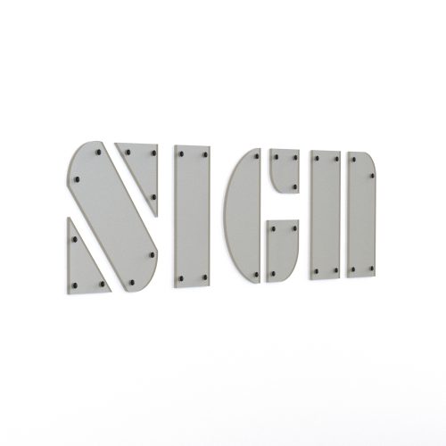 WS7757 | Large Acrylic Signs <br><strong>Minimum – 1 Piece</strong>