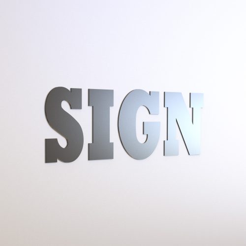 WS7764 | Large Metal Signs <br><strong>Minimum – 1 Piece</strong>