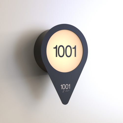 CS7863 | Illuminated Room Number<br><strong> Minimum - 25 Pieces</strong>