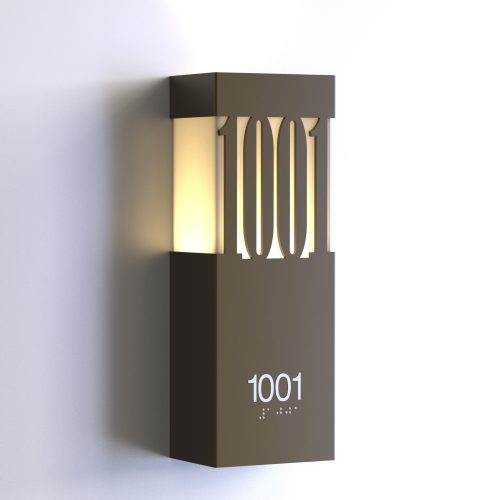 CS7866 | Illuminated Room Number<br><strong> Minimum - 25 Pieces</strong>