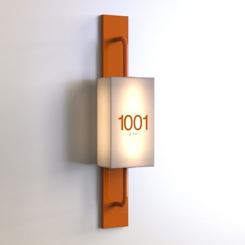 CS7868 | Illuminated Room Number<br><strong> Minimum - 25 Pieces</strong>