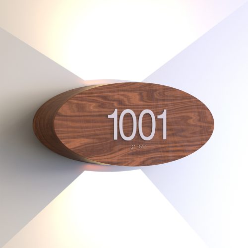 CS7873 | Illuminated Room Number<br><strong> Minimum - 25 Pieces</strong>
