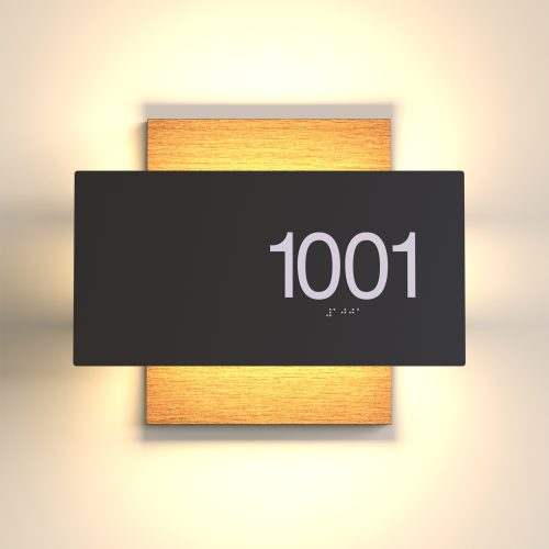 CS7875 | Illuminated Room Number<br><strong> Minimum - 25 Pieces</strong>