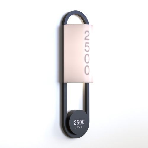 CS7876 | Illuminated Room Number<br><strong> Minimum - 25 Pieces</strong>
