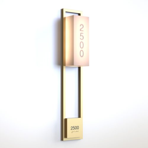 CS7877 | Illuminated Room Number<br><strong> Minimum - 25 Pieces</strong>