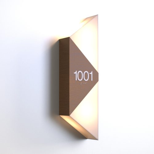 CS7881 | Illuminated Room Number<br><strong> Minimum - 25 Pieces</strong>