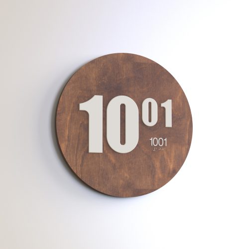 CS7886 | Non Illuminated Room Number<br><strong> Minimum - 25 Pieces</strong>