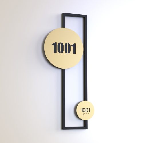 CS7887 | Non Illuminated Room Number<br><strong> Minimum - 25 Pieces</strong>