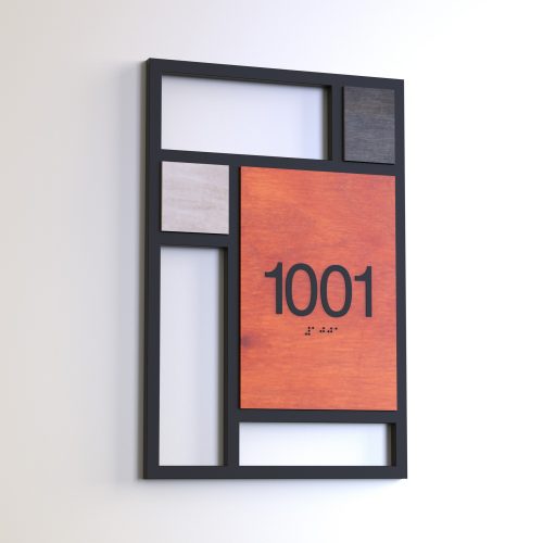 CS7889 | Non Illuminated Room Number<br><strong> Minimum - 25 Pieces</strong>