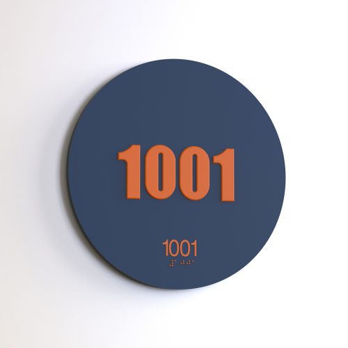 CS7893 | Non Illuminated Room Number<br><strong> Minimum - 25 Pieces</strong>
