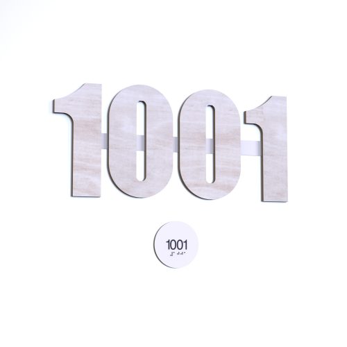 CS7894 | Non Illuminated Room Number<br><strong> Minimum - 25 Pieces</strong>