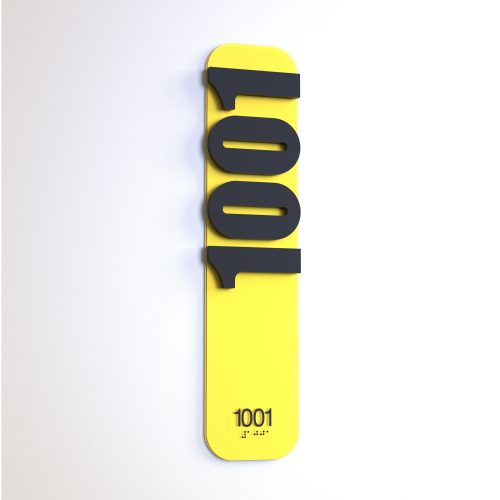 CS7898 | Non Illuminated Room Number<br><strong> Minimum - 25 Pieces</strong>