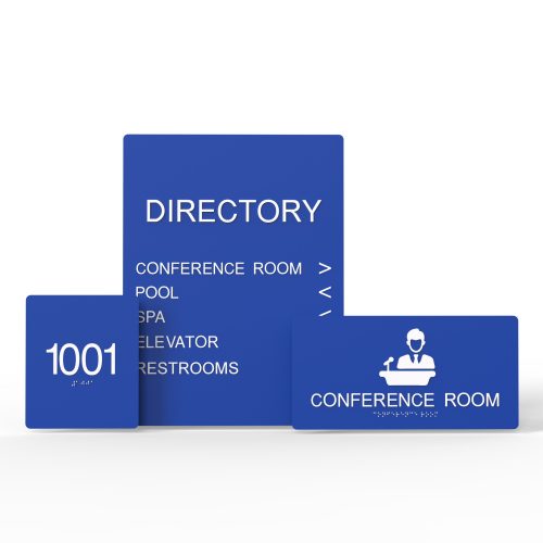 WS7691 | Recta Standard Wayfinding Sign <strong>Minimum – 1 Piece</strong>