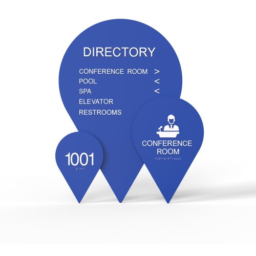 WS7692 | Spot Standard Wayfinding Sign <strong>Minimum – 1 Piece</strong>