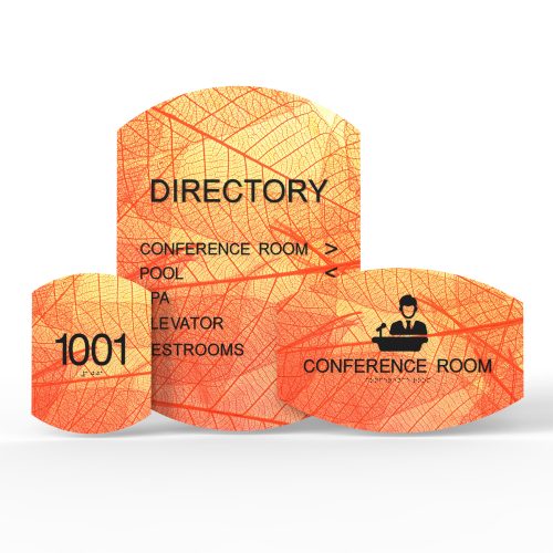 WS7708 | Flex Background Wayfinding Sign <strong>Minimum – 1 Piece</strong>