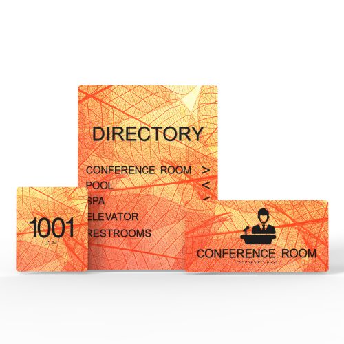 WS7717 | Recta Background Wayfinding Sign <strong>Minimum – 1 Piece</strong>