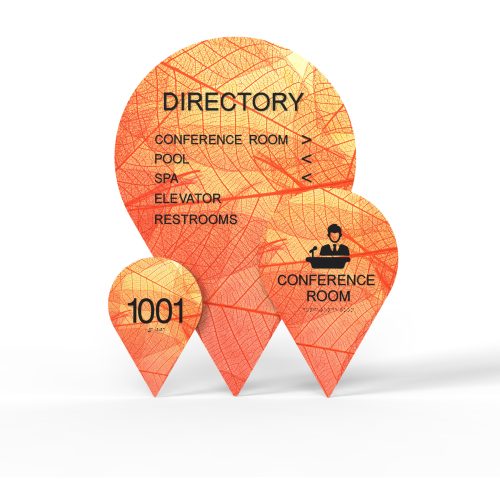 WS7718 | Spot Background Wayfinding Sign <strong>Minimum – 1 Piece</strong>