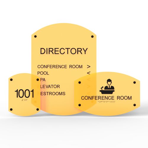 WS7656 | Flex Acrylic Wayfinding Sign <strong>Minimum – 1 Pieces</strong>