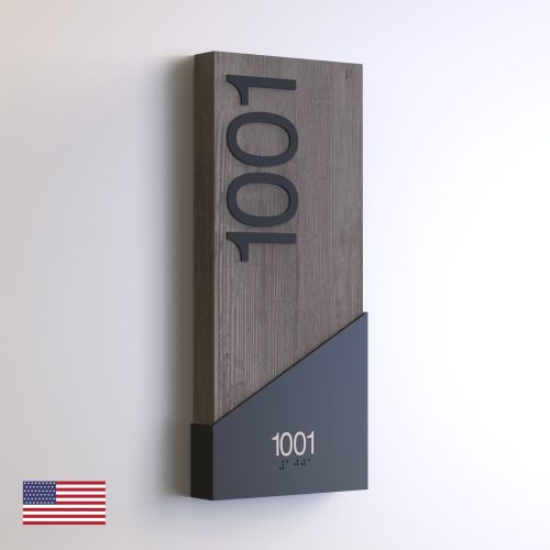 CS7247 | Non Illuminated Room Number<br><strong> Minimum - 25 Pieces</strong>